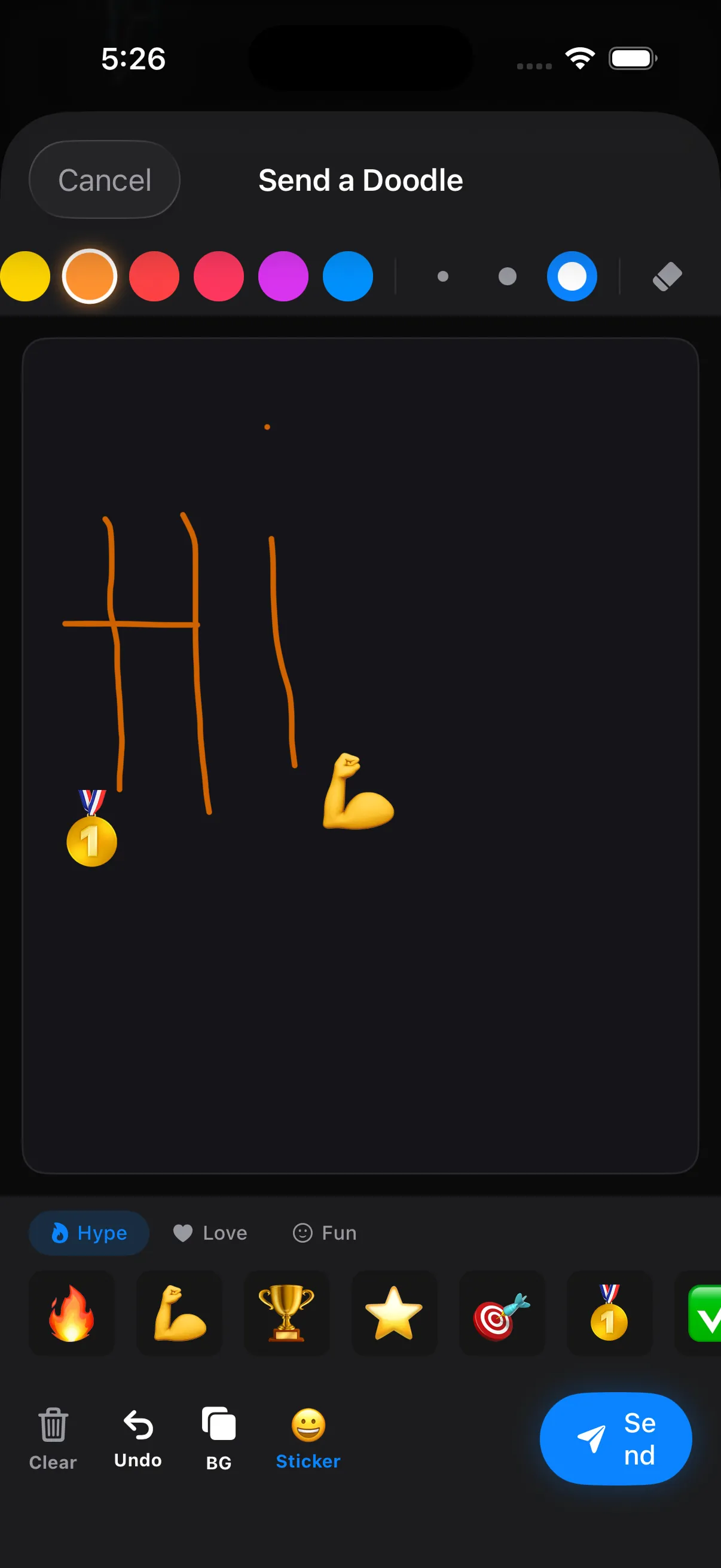 StreakMate doodle screen